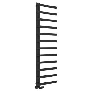 Eastbrook Platani Matt Black Designer Towel Rail 1800 x 500mm