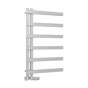 Eastbrook Platani Matt Grey Designer Towel Rail 800 x 500mm