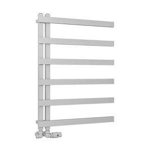 Eastbrook Platani Matt Grey Designer Towel Rail 800 x 600mm