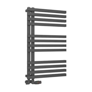 Eastbrook Reinbach Matt Anthracite Designer Towel Rail 800 x 500mm