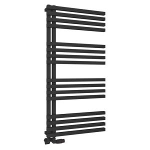 Eastbrook Reinbach Matt Black Designer Towel Rail 1200 x 600mm