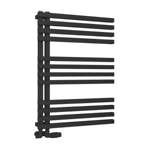 Eastbrook Reinbach Matt Black Designer Towel Rail 800 x 600mm