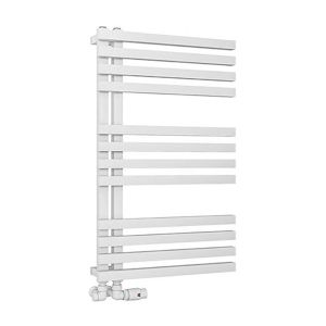 Eastbrook Reinbach Matt White Designer Towel Rail 800 x 500mm