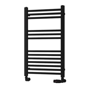 Eastbrook Rion Matt Black Towel Rail 800 x 500mm