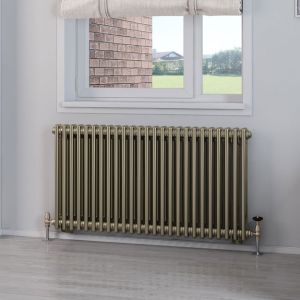 Eastbrook Rivassa Bronze Effect 2 Column Radiator 600 x 1148mm