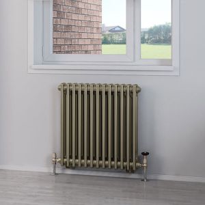 Eastbrook Rivassa Bronze Effect 2 Column Radiator 600 x 608mm