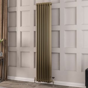 Eastbrook Rivassa Bronze Effect 3 Column Radiator 1800 x 383mm