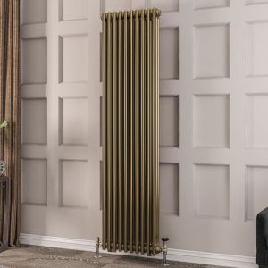 Eastbrook Rivassa Bronze Effect 3 Column Radiator 1800 x 473mm