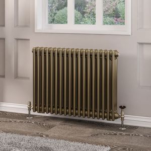 Eastbrook Rivassa Bronze Effect 3 Column Radiator 600 x 833mm