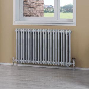 Eastbrook Rivassa Chrome Effect 2 Column Radiator 600 x 1010mm