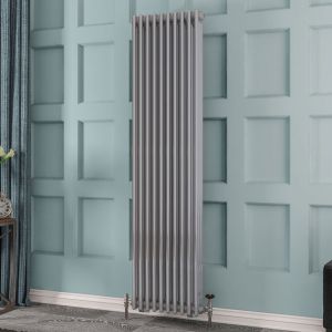 Eastbrook Rivassa Chrome Effect 3 Column Radiator 1800 x 473mm