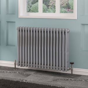 Eastbrook Rivassa Chrome Effect 3 Column Radiator 600 x 833mm