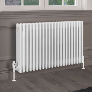 Eastbrook Rivassa Gloss White 4 Column Radiator 600 x 1010mm