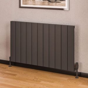 Eastbrook Rosano Matt Anthracite Aluminium Designer Radiator 600 x 1040mm