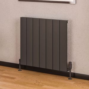 Eastbrook Rosano Matt Anthracite Aluminium Designer Radiator 600 x 660mm