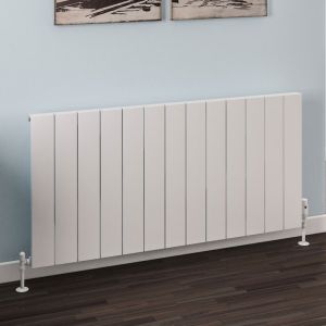 Eastbrook Rosano Matt White Aluminium Designer Radiator 600 x 1230mm