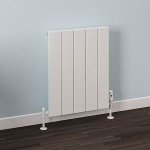 Eastbrook Rosano Matt White Aluminium Designer Radiator 600 x 470mm