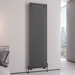 Eastbrook Rowsham Matt Anthracite Steel Designer Radiator 1800 x 500mm