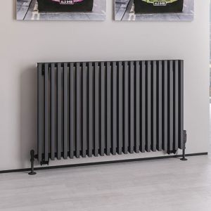 Eastbrook Rowsham Matt Anthracite Steel Designer Radiator 600 x 980mm