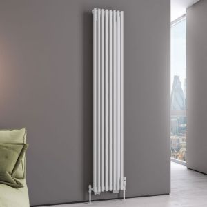 Eastbrook Rowsham Matt White Steel Designer Radiator 1800 x 300mm