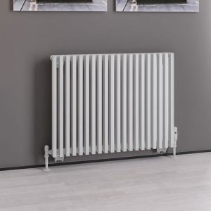 Eastbrook Rowsham Matt White Steel Designer Radiator 600 x 780mm