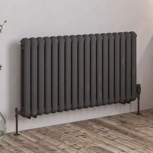 Eastbrook Rubano Matt Anthracite Steel Designer Radiator 600 x 1103mm