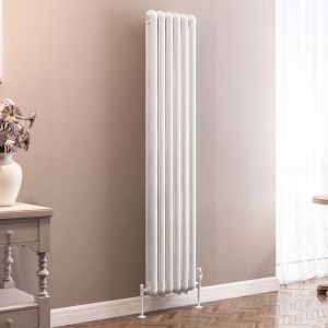 Eastbrook Rubano Gloss White Steel Designer Radiator 1800 x 383mm