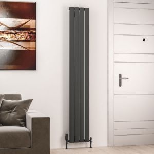 Eastbrook Sandhurst Matt Anthracite Aluminium Designer Radiator 1800 x 275mm