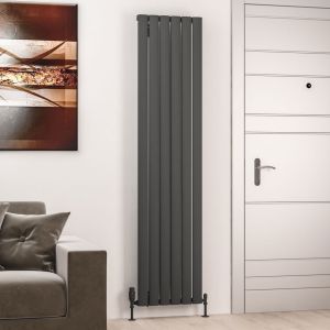 Eastbrook Sandhurst Matt Anthracite Aluminium Designer Radiator 1800 x 415mm