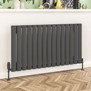 Eastbrook Sandhurst Matt Anthracite Aluminium Designer Radiator 600 x 1045mm