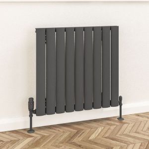 Eastbrook Sandhurst Matt Anthracite Aluminium Designer Radiator 600 x 625mm