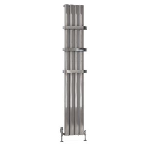 Eastbrook Sandhurst Polished Aluminium Designer Radiator 1800 x 415mm