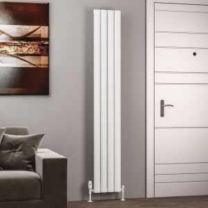 Eastbrook Sandhurst Matt White Aluminium Designer Radiator 1800 x 275mm