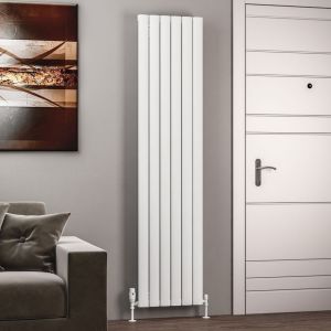 Eastbrook Sandhurst Matt White Aluminium Designer Radiator 1800 x 415mm