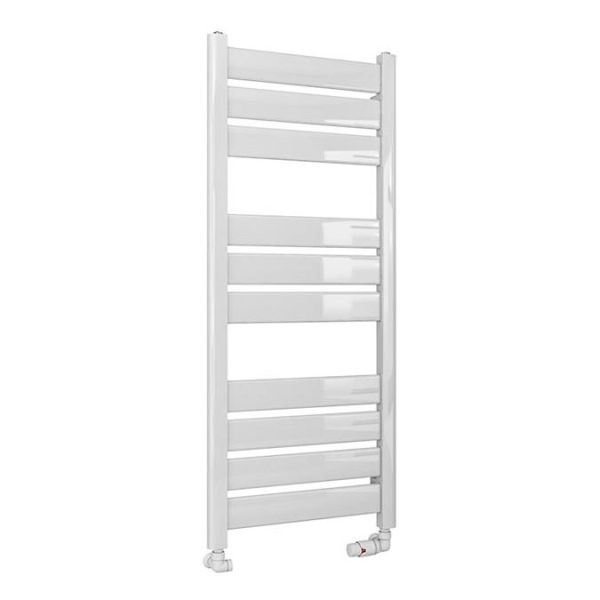 Eastbrook Santero Gloss White Designer Towel Rail 1200 x 500mm