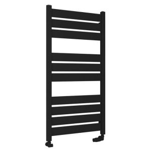 Eastbrook Santero Matt Black Designer Towel Rail 1200 x 600mm