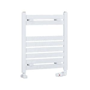 Eastbrook Staverton Gloss White Designer Towel Rail 600 x 500mm