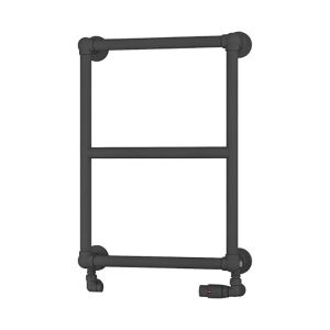 Eastbrook Stour Matt Anthracite Traditional Towel Rail 690 x 500mm