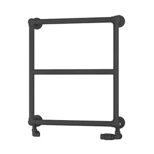 Eastbrook Stour Matt Anthracite Traditional Towel Rail 690 x 600mm