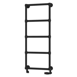 Eastbrook Stour Matt Black Traditional Towel Rail 1195 x 500mm