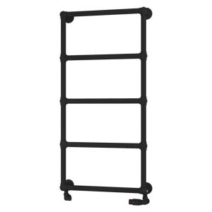 Eastbrook Stour Matt Black Traditional Towel Rail 1195 x 600mm