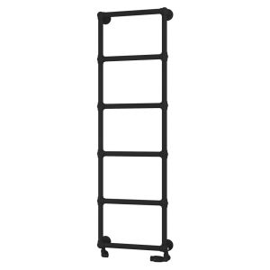 Eastbrook Stour Matt Black Traditional Towel Rail 1550 x 500mm