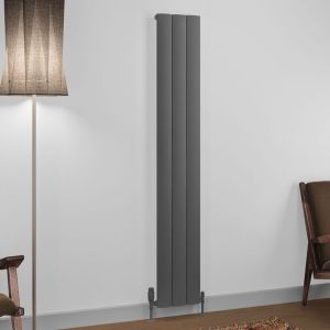 Eastbrook Tordino Matt Anthracite Aluminium Designer Radiator 1800 x 280mm