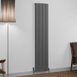 Eastbrook Tordino Matt Anthracite Aluminium Designer Radiator 1800 x 375mm