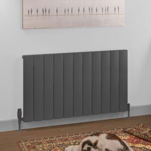 Eastbrook Tordino Matt Anthracite Aluminium Designer Radiator 600 x 1040mm