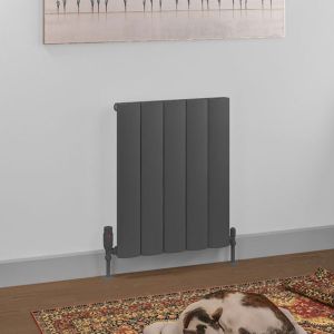 Eastbrook Tordino Matt Anthracite Aluminium Designer Radiator 600 x 470mm