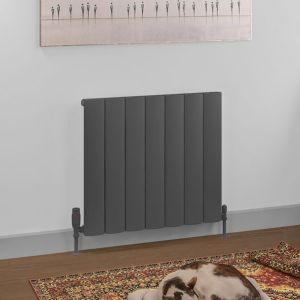 Eastbrook Tordino Matt Anthracite Aluminium Designer Radiator 600 x 660mm