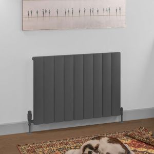 Eastbrook Tordino Matt Anthracite Aluminium Designer Radiator 600 x 850mm