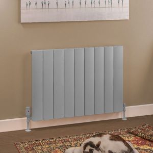 Eastbrook Tordino Matt Grey Aluminium Designer Radiator 600 x 850mm