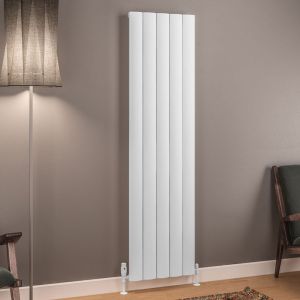 Eastbrook Tordino Matt White Aluminium Designer Radiator 1800 x 470mm